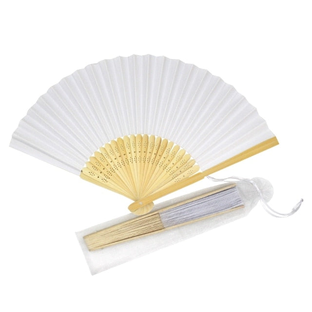 Wedding 50pcs/lot Custom print text fans