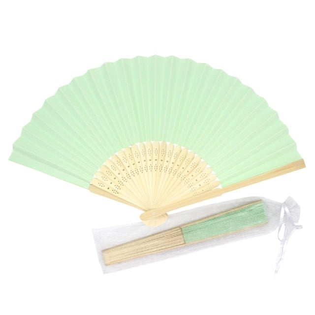 Wedding 50pcs/lot Custom print text fans