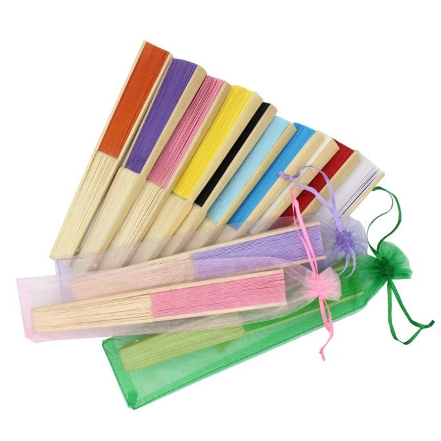 Wedding 50pcs/lot Custom print text fans