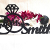 Wedding Centerpiece Decoration Custom MR & MRS Rings - The Suggestion Store